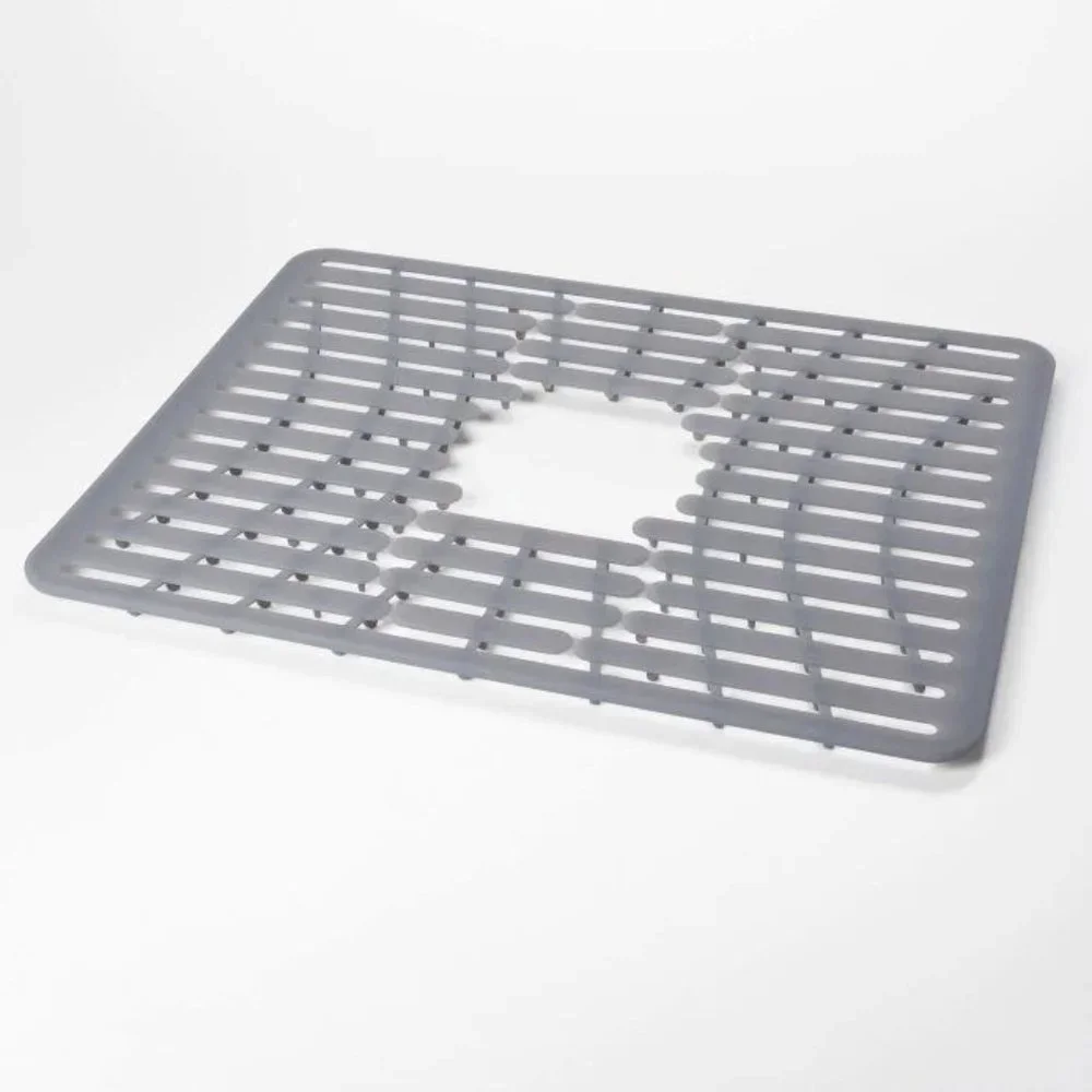 NEW OXO Flexible Heat Resistant Mesh Soft Silicone Large Sink Mat Pots Pans Dish